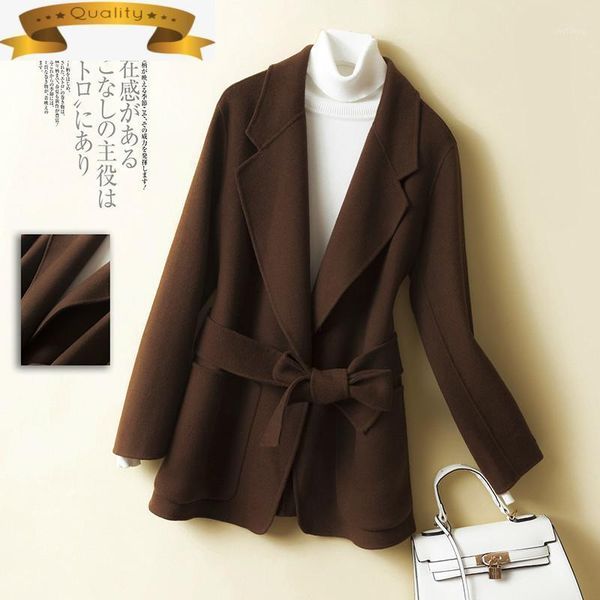 women's wool & blends 2021 spring coat women female jacket double-sided coats and jackets korean outwear abrigo mujer mrt132 yy410, Black
women's wool & blends 2021 spring coat women female jacket double-sided coats and jackets korean outwear abrigo mujer mrt132 yy410, Black