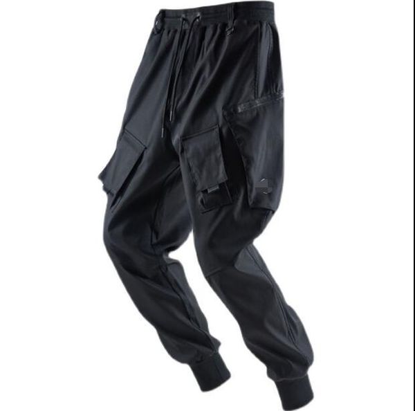 men's loose-fitting feet tooling casual trousers european and american fashion brand personality pants, Black
men's loose-fitting feet tooling casual trousers european and american fashion brand personality pants, Black