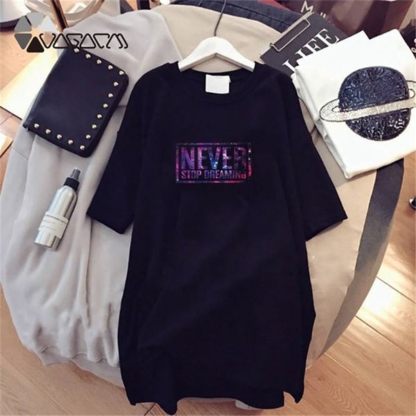 women dresses never series letter plus size black mini dress loose summer long t shirt casual clothes femme white sukienka, Black;gray
women dresses never series letter plus size black mini dress loose summer long t shirt casual clothes femme white sukienka, Black;gray