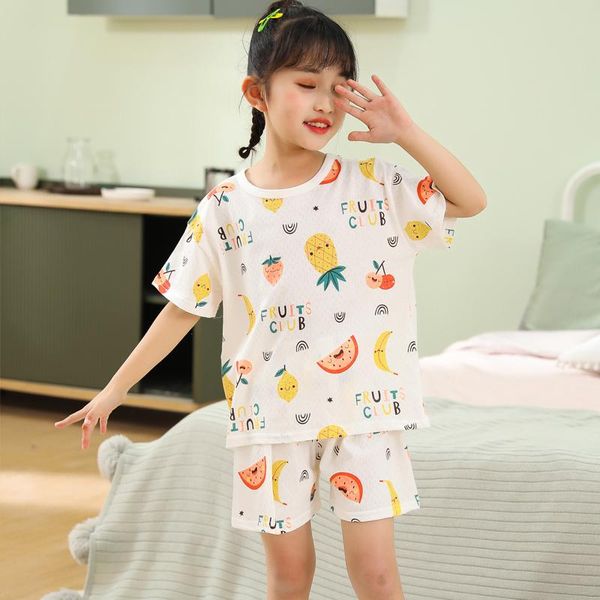 children clothing toddler girl clothes sleepwear children's shorts for girls pajama summer suit fruit sets, White
children clothing toddler girl clothes sleepwear children's shorts for girls pajama summer suit fruit sets, White