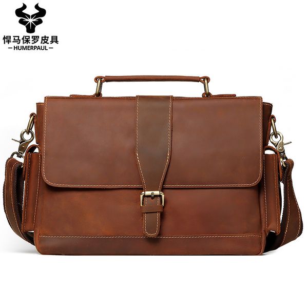 new business fashion leather men's briefcase crazy horse leather horizontal messenger lapbag, Red;black
new business fashion leather men's briefcase crazy horse leather horizontal messenger lapbag, Red;black