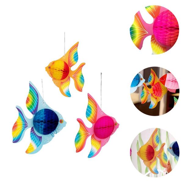 decorations 3pcs tropical honeycomb fish paper ornament creative party hanging decoration
decorations 3pcs tropical honeycomb fish paper ornament creative party hanging decoration