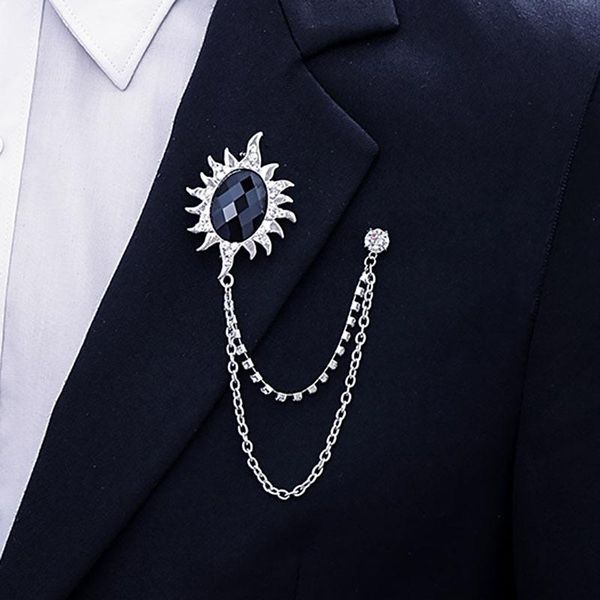 pins, brooches vintage tassel chain brooch pin metal crystal suit shirt collar badge corsage lapel pins for men jewelry gifts, Gray
pins, brooches vintage tassel chain brooch pin metal crystal suit shirt collar badge corsage lapel pins for men jewelry gifts, Gray