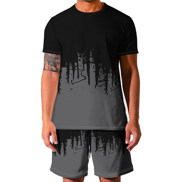 men's tracksuits 2021summer camouflage 3d printing short-sleeved shorts two-piece sportswear t-shirt o-neck baseball shirt suit, Gray
men's tracksuits 2021summer camouflage 3d printing short-sleeved shorts two-piece sportswear t-shirt o-neck baseball shirt suit, Gray