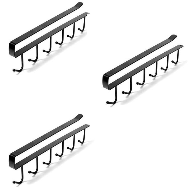 kitchen storage & organization 3pcs-cup rack coffee cup wall holder mug racks hooks under cabinet hanger shelf for mugs with drilling
kitchen storage & organization 3pcs-cup rack coffee cup wall holder mug racks hooks under cabinet hanger shelf for mugs with drilling