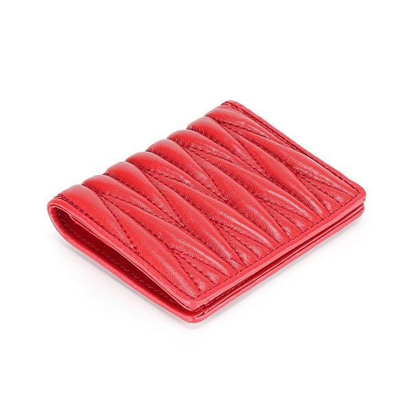 women's sheepskin leather small wallet short student fashion half fold zero purse wallets, Red;black
women's sheepskin leather small wallet short student fashion half fold zero purse wallets, Red;black