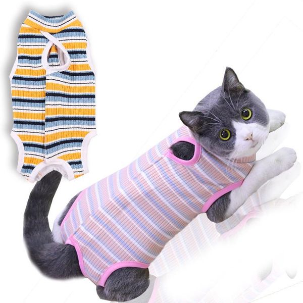 cat recovery suit cotton clothes sterilization clothing breathable physiological anti pet licking wound costumes
cat recovery suit cotton clothes sterilization clothing breathable physiological anti pet licking wound costumes