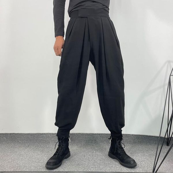 men's pants autumn trendy fashion simple loose harlan leggings large size personalized tooling, Black
men's pants autumn trendy fashion simple loose harlan leggings large size personalized tooling, Black