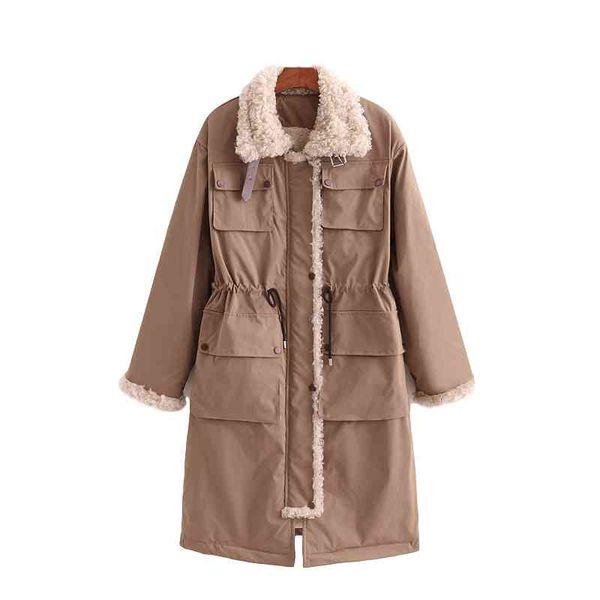 causal women khaki long parker winter fashion ladies pocket overcoat safari style female chic thick outercoat 210427, Black
causal women khaki long parker winter fashion ladies pocket overcoat safari style female chic thick outercoat 210427, Black