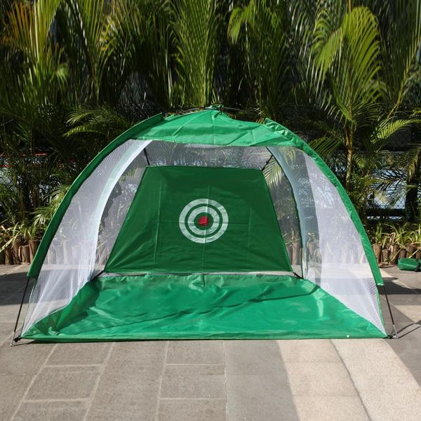 1m/2m foldable golf practice net indoor outdoor sports swing hitting cage equipment trainer accessories training aids