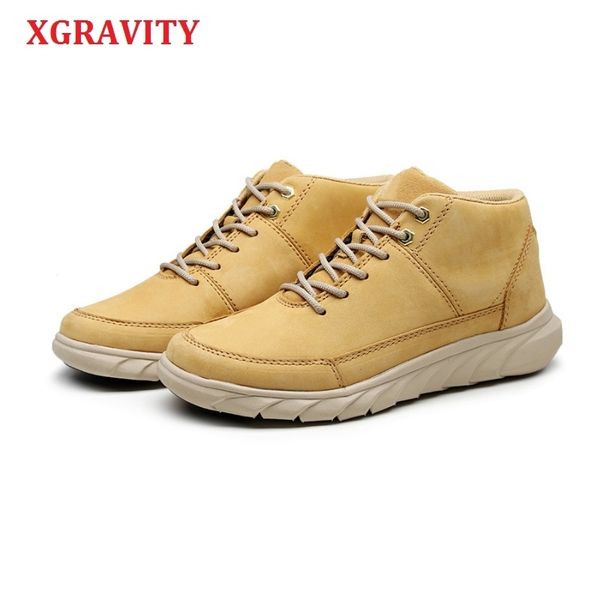 xgravity autumn leisure short boots cow genuine leather men's shoes spring working shoes outdoor martin ankle boots a177 210429, Black
xgravity autumn leisure short boots cow genuine leather men's shoes spring working shoes outdoor martin ankle boots a177 210429, Black