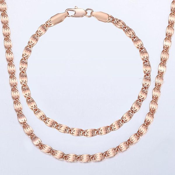 earrings & necklace jewelry sets for women men 585 rose gold bracelet neckalce set snail chain wholesale drop gifts 4mm hgs181, Silver
earrings & necklace jewelry sets for women men 585 rose gold bracelet neckalce set snail chain wholesale drop gifts 4mm hgs181, Silver