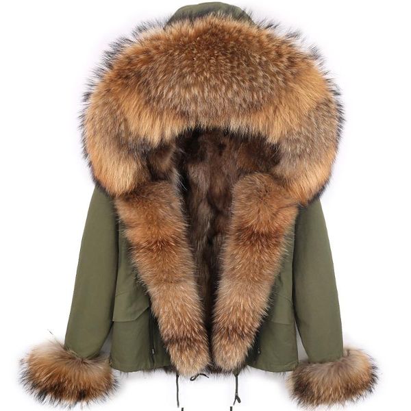 women's fur & faux real coat winter jacket women collar warm thick waterproof parkas 2021 natural lining parka raccoon, Black
women's fur & faux real coat winter jacket women collar warm thick waterproof parkas 2021 natural lining parka raccoon, Black