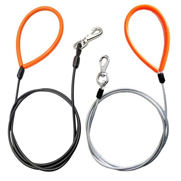 dog collars & leashes large training indestructible safety anti-bite traction rope pet chain wire with buffer springa1
dog collars & leashes large training indestructible safety anti-bite traction rope pet chain wire with buffer springa1