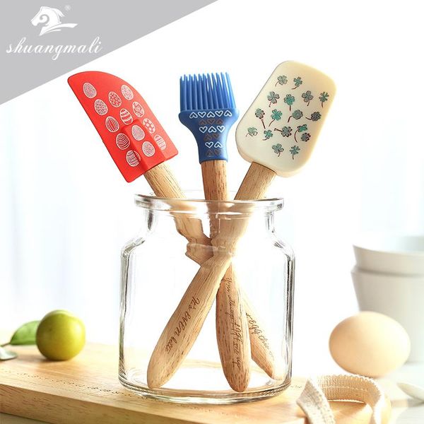 baking moulds 3pcs food grade silicone utensils set non-stick kitchenware butter scraper oil brush cake cream spatula
baking moulds 3pcs food grade silicone utensils set non-stick kitchenware butter scraper oil brush cake cream spatula