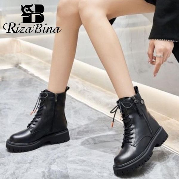 boots rizabina women ankle flats round toe cross strap zipper shoes winter warm fashion casual footwear size 35-39, Black
boots rizabina women ankle flats round toe cross strap zipper shoes winter warm fashion casual footwear size 35-39, Black