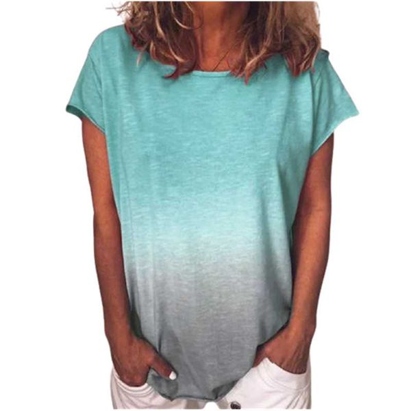 women's t-shirt summer short sleeve casual women 4xl 5xl rainbow gradient printed 2021 big size lady o-neck loose pullover, White
women's t-shirt summer short sleeve casual women 4xl 5xl rainbow gradient printed 2021 big size lady o-neck loose pullover, White