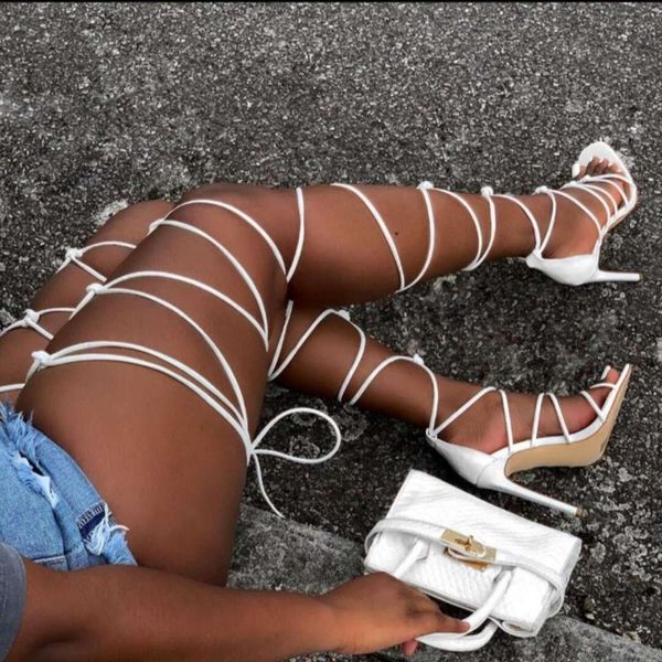 model fashion show thin lace strap heel super high women's sho roman sandals, Black
model fashion show thin lace strap heel super high women's sho roman sandals, Black