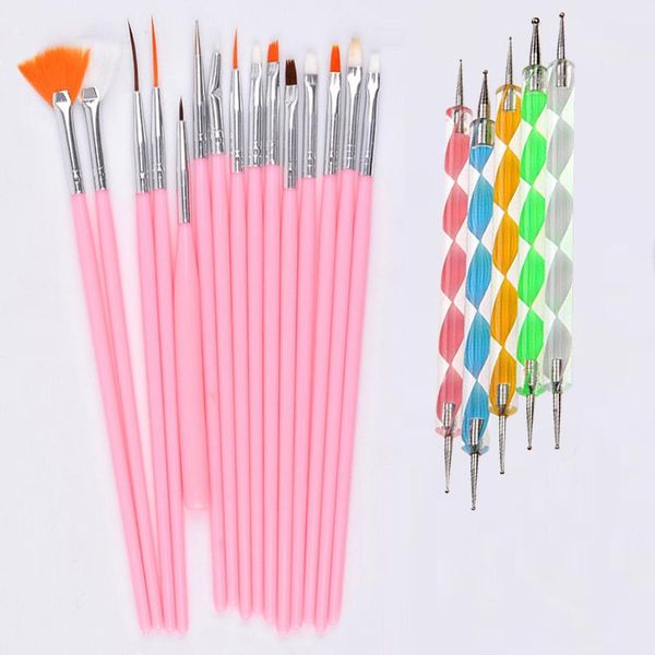 nail art kits 20pcs/set tools brushes dotting pen kit for women girls fingernail painting decoration gel polish caring
nail art kits 20pcs/set tools brushes dotting pen kit for women girls fingernail painting decoration gel polish caring