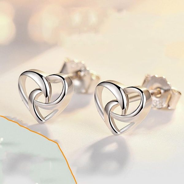 stud cute female small heart style earrings vintage silver color jewelry double sided wedding for women, Golden;silver
stud cute female small heart style earrings vintage silver color jewelry double sided wedding for women, Golden;silver