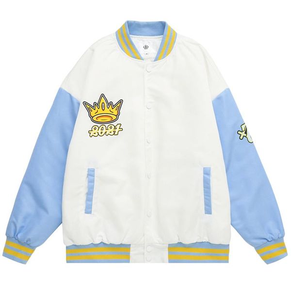 men's jackets men letter printed varsity parkas harajuku baseball jacket oversized v-neck streetwear couple thicken warm padded, Black;brown
men's jackets men letter printed varsity parkas harajuku baseball jacket oversized v-neck streetwear couple thicken warm padded, Black;brown