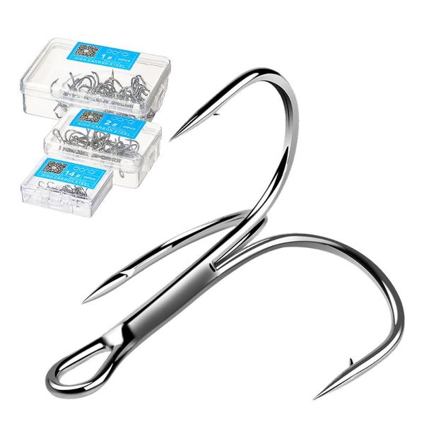 fishing hooks donql 20pcs/ set treble carbon steel barbed fishhooks super sharp triple sea tackle accessories with box
fishing hooks donql 20pcs/ set treble carbon steel barbed fishhooks super sharp triple sea tackle accessories with box