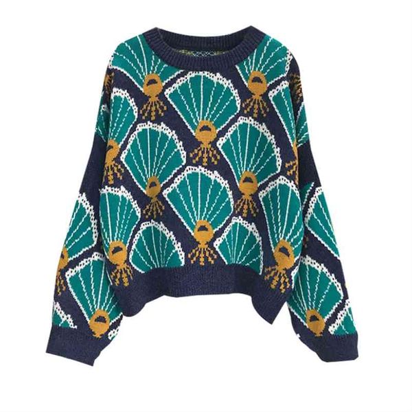 autumn winter women pullovers french style long sleeve casual crop sweater retro soft knitted jumpers mujer 210430, Black;gray
autumn winter women pullovers french style long sleeve casual crop sweater retro soft knitted jumpers mujer 210430, Black;gray