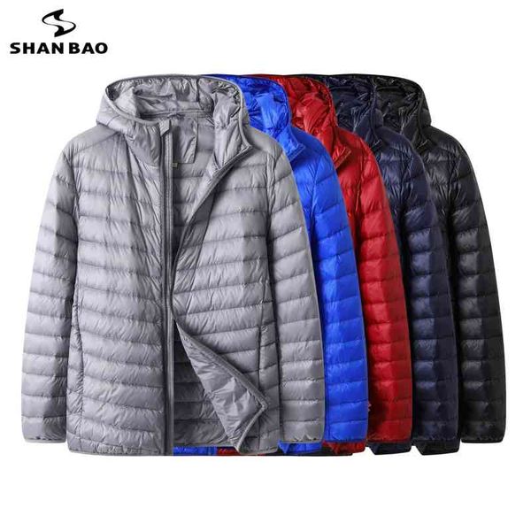 shan bao 2021 autumn winter lightweight hooded classic style plus size young men's loose thick warm down et, Black;white
shan bao 2021 autumn winter lightweight hooded classic style plus size young men's loose thick warm down et, Black;white