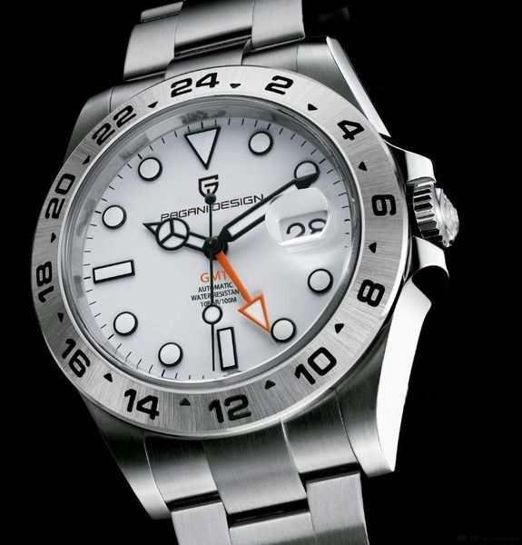 wristwatches pagani design brand 2021 men mechanical wristwatch gmt automatic watches stainless steel waterproof reloj hombre, Slivery;brown
wristwatches pagani design brand 2021 men mechanical wristwatch gmt automatic watches stainless steel waterproof reloj hombre, Slivery;brown