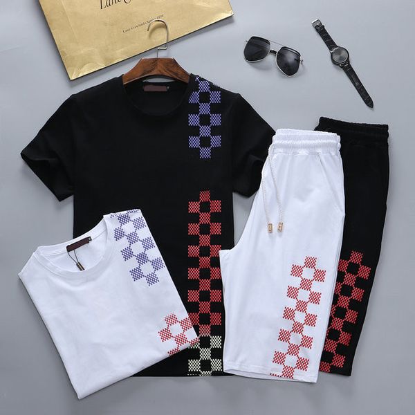 2021 fashion casual suit summer short sleeve shorts ice silk sports two-piece set logo handsome men's wear m-3xl#10, White;black
2021 fashion casual suit summer short sleeve shorts ice silk sports two-piece set logo handsome men's wear m-3xl#10, White;black