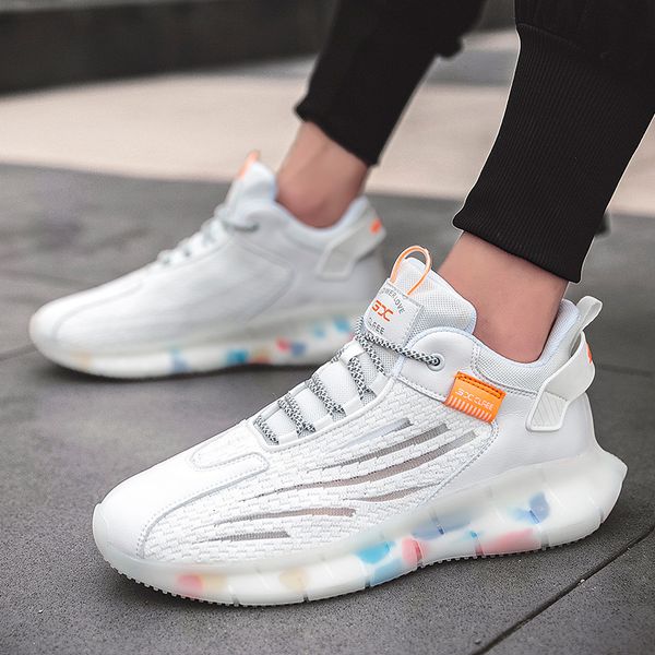 spring 2021 korean popcorn breathable casual coconut sports running men's sho, Black
spring 2021 korean popcorn breathable casual coconut sports running men's sho, Black