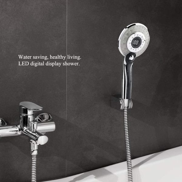 handheld shower head, bathroom spray head 3 spraying mode digital display with 3-color temperature control led light sets
handheld shower head, bathroom spray head 3 spraying mode digital display with 3-color temperature control led light sets