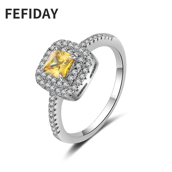 wedding rings fefiday woman cubic zirconia yellow stone women's engagement finger ring promise love gift vintag jewelry, Slivery;golden
wedding rings fefiday woman cubic zirconia yellow stone women's engagement finger ring promise love gift vintag jewelry, Slivery;golden