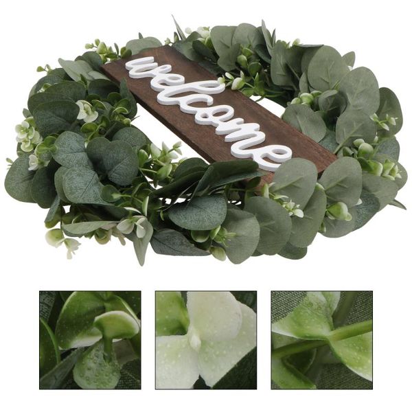 decorative flowers & wreaths 1pc welcome wreath ornament hanging lifelike artificial pendant
decorative flowers & wreaths 1pc welcome wreath ornament hanging lifelike artificial pendant
