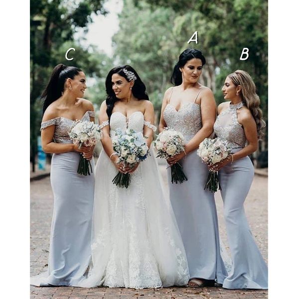 halter mermaid lilac bridesmaid dresses long lace appliqued maid of honor prom party gowns fashion guest dress, White;pink
halter mermaid lilac bridesmaid dresses long lace appliqued maid of honor prom party gowns fashion guest dress, White;pink