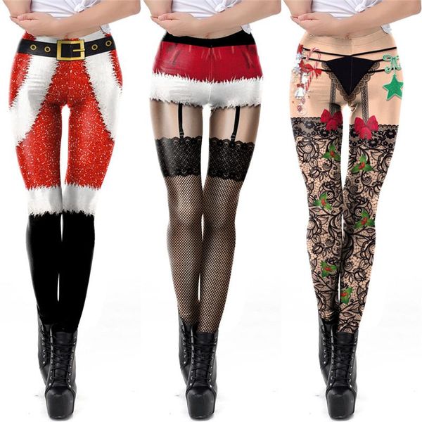women christmas leggings stretch high waist striped 3d printing xmas pants trousers 6 styles women's & capris, Black;white
women christmas leggings stretch high waist striped 3d printing xmas pants trousers 6 styles women's & capris, Black;white