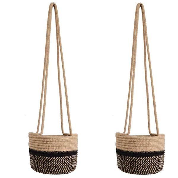 other garden supplies hanging planter baskets pack of 2 cotton rope woven macrame indoor plant hangers flower pots 8x6inch
other garden supplies hanging planter baskets pack of 2 cotton rope woven macrame indoor plant hangers flower pots 8x6inch