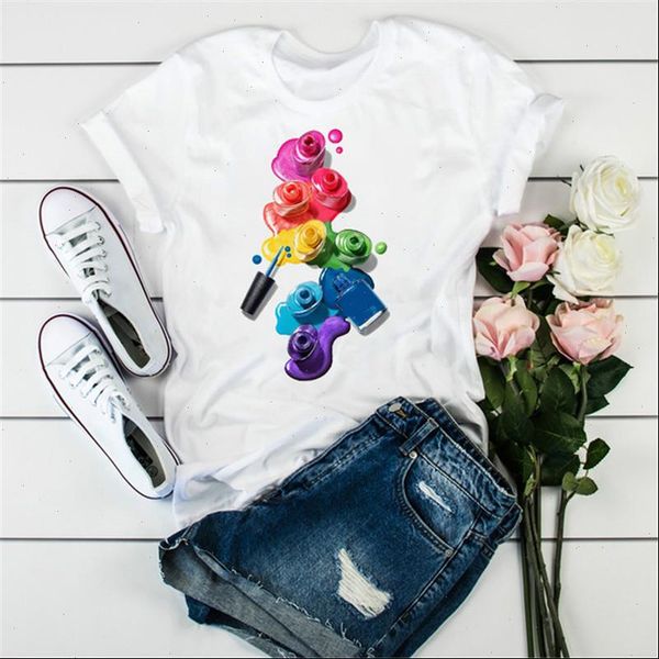 women t womens shirts short sleeved watercolor nail polish graphic tees printe aesthetics streetwear white clothes
women t womens shirts short sleeved watercolor nail polish graphic tees printe aesthetics streetwear white clothes