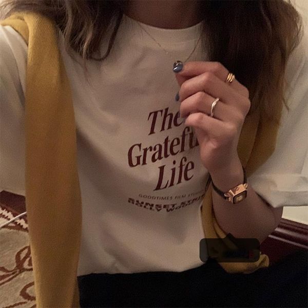 women's t-shirt ins super net red hong kong short sleeve fashionable korean style student loose all-match summer half, White
women's t-shirt ins super net red hong kong short sleeve fashionable korean style student loose all-match summer half, White