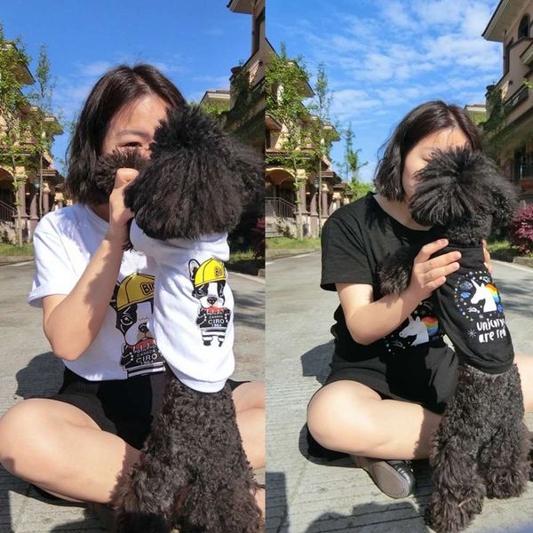 the dog clothes tlb pet clothing parent child small dog teddy bear bomei t-shirt two legged summer clothes
the dog clothes tlb pet clothing parent child small dog teddy bear bomei t-shirt two legged summer clothes