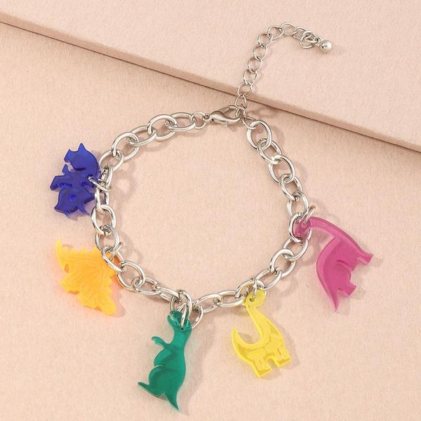 link, chain 1pc creative dinosaur bracelets simple style birthday party decorations cartoon cute hanging charm, Black
link, chain 1pc creative dinosaur bracelets simple style birthday party decorations cartoon cute hanging charm, Black