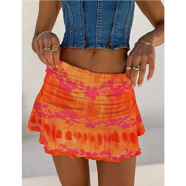 skirts women close-fitting short skirt floral printed pattern high waist pleated miniskirt orange/ blue/pink/purple, Black
skirts women close-fitting short skirt floral printed pattern high waist pleated miniskirt orange/ blue/pink/purple, Black