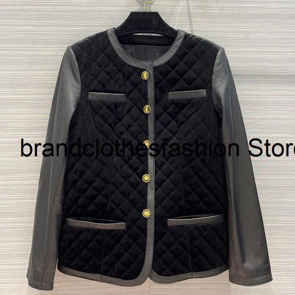 women's jackets vintage black velours patchwork sheepskin-sleeve jacket women o-neck four pockets fashion argyle coat lady 2021, Black;brown
women's jackets vintage black velours patchwork sheepskin-sleeve jacket women o-neck four pockets fashion argyle coat lady 2021, Black;brown