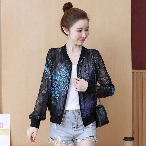women's jackets chiffon long sleeve short jacket women thin sunscreen clothes plus size o-neck print casual for summer coat c7541, Black;brown
women's jackets chiffon long sleeve short jacket women thin sunscreen clothes plus size o-neck print casual for summer coat c7541, Black;brown