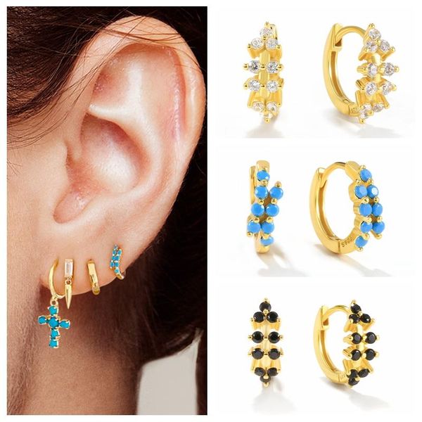 hoop & huggie boako 925 sterling silver gold piercing black stone earrings for women turquoise jewelry bijoux christmas gifts cz, Golden;silver
hoop & huggie boako 925 sterling silver gold piercing black stone earrings for women turquoise jewelry bijoux christmas gifts cz, Golden;silver