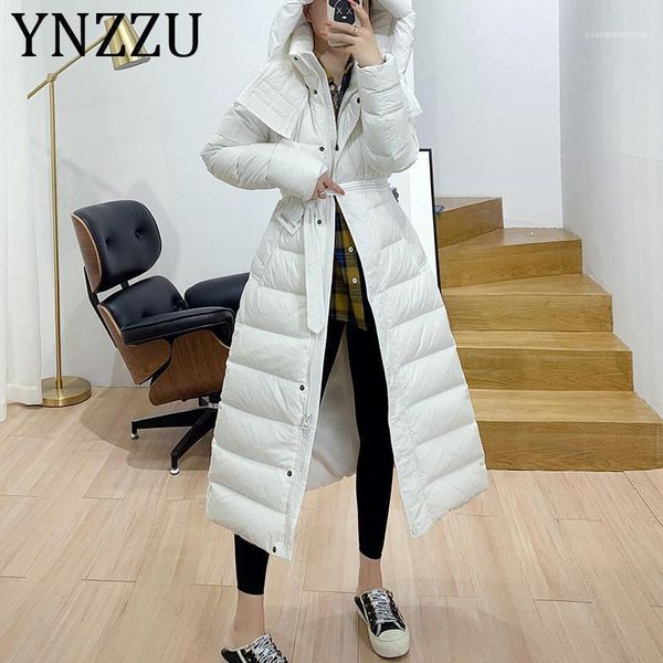 elegant 2021 winter women's down jacket solid long 90% white duck coat woman hooded warm outwear with sashes a12301, Black
elegant 2021 winter women's down jacket solid long 90% white duck coat woman hooded warm outwear with sashes a12301, Black