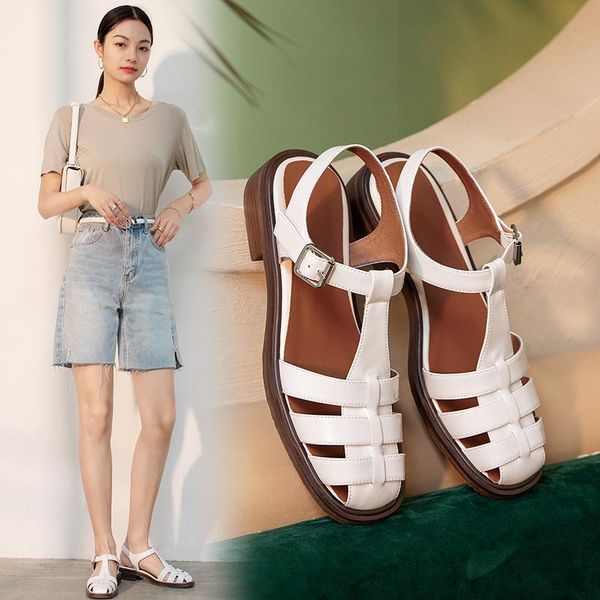 sandals 2021 summer women shoes genuine leather round toe chunky heel buckle casual gladiator for, Black
sandals 2021 summer women shoes genuine leather round toe chunky heel buckle casual gladiator for, Black