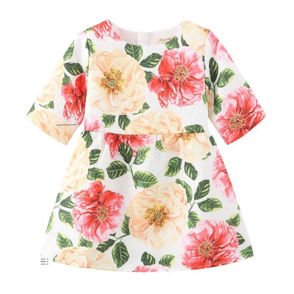 girl's dresses 2021 spring and summer girls red flower printed dress for baby floral kids party clothing clothes, Red;yellow
girl's dresses 2021 spring and summer girls red flower printed dress for baby floral kids party clothing clothes, Red;yellow