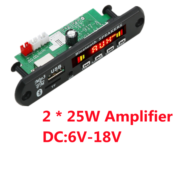 & mp4 players car radio 50w mp3 wpe decoder board audio module usb tf bluetooth5.0 wireless music player with remote control
& mp4 players car radio 50w mp3 wpe decoder board audio module usb tf bluetooth5.0 wireless music player with remote control
