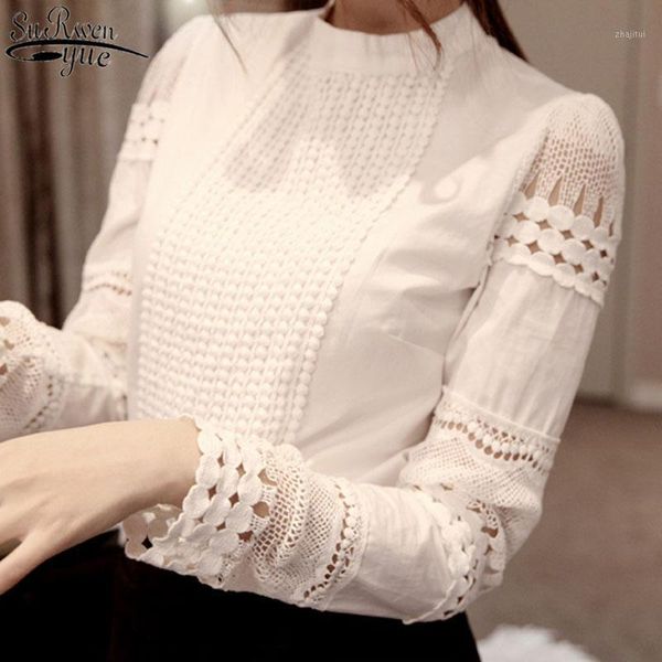 women's blouses & shirts 2021 women casual shirt lace hollow sleeve blusas long chiffon fashion white clothing 8h20
women's blouses & shirts 2021 women casual shirt lace hollow sleeve blusas long chiffon fashion white clothing 8h20
